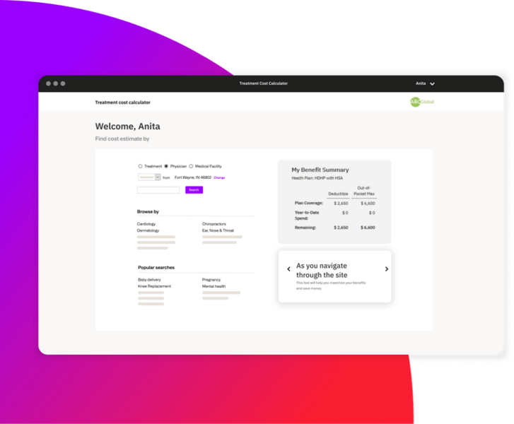 Treatment Cost Calculator Sales Demo | Merative
