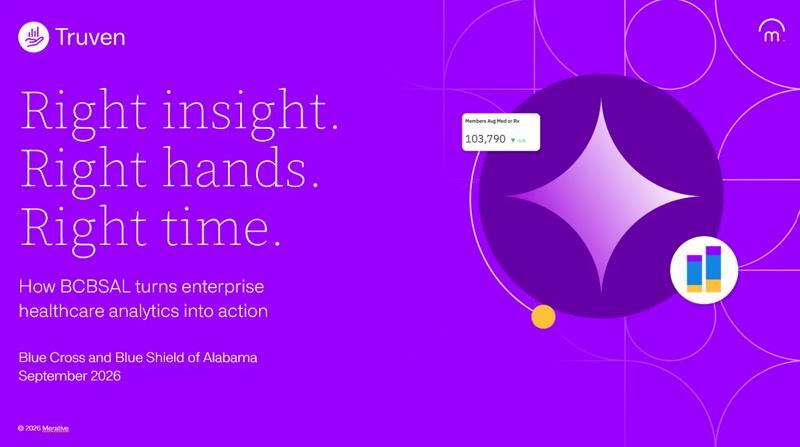 Truven webinar with BCBSAL explores healthcare analytics ecosystem